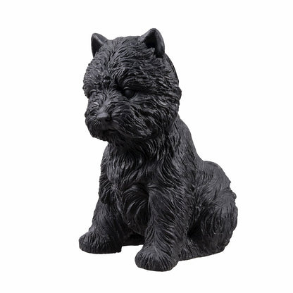 Terrier Flower Planter Black Plant Pot