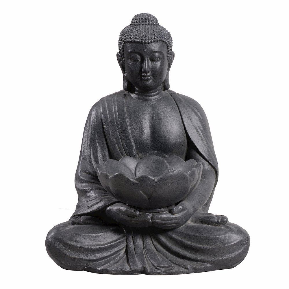 Meditating Buddha With Lotus Planter
