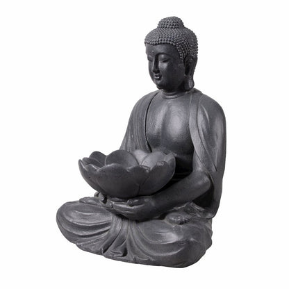 Meditating Buddha With Lotus Planter