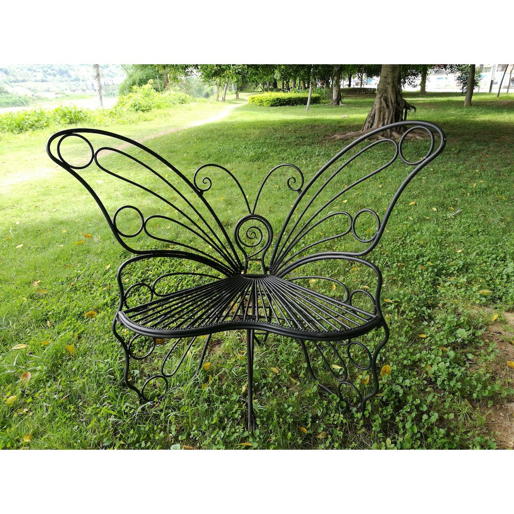 Antique Black Butterfly Chair