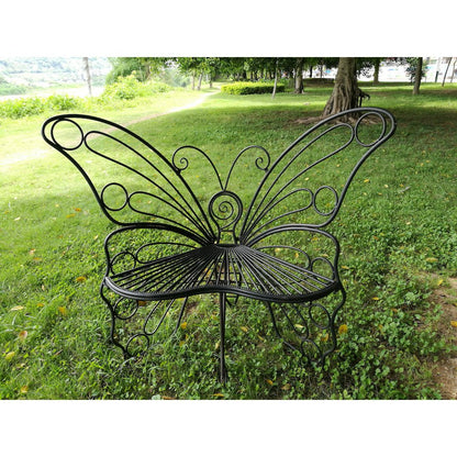 Antique Black Butterfly Chair