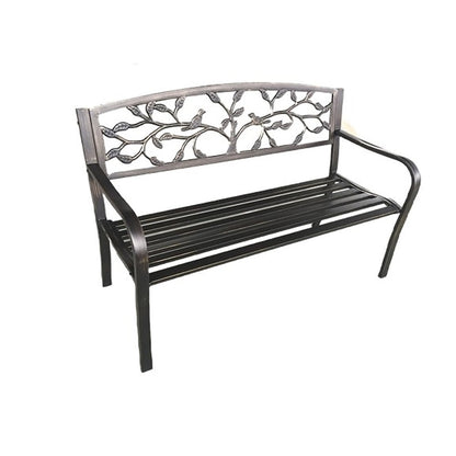 Bronze Tree Garden Bench 50 Inch Long