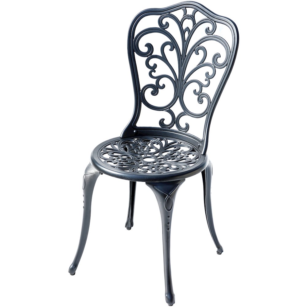 Understated Elegance- Black Cast Aluminium Bistro Set