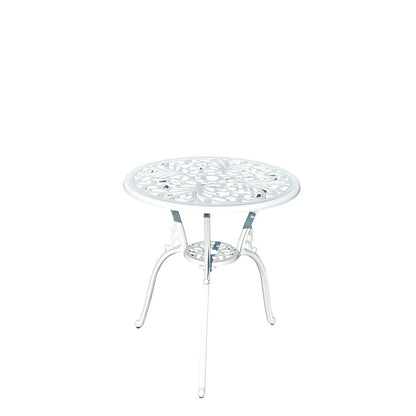 Classic Comfort- White Cast Aluminium Bistro Set