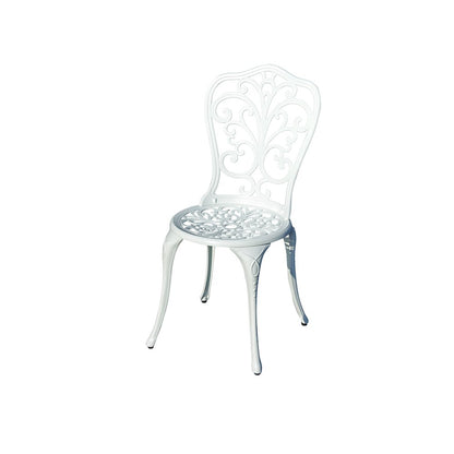 Classic Comfort- White Cast Aluminium Bistro Set