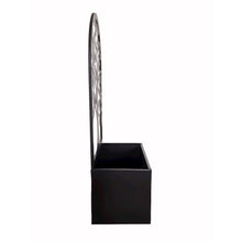 Garden Hanging Planter Black Metal Wall Decor