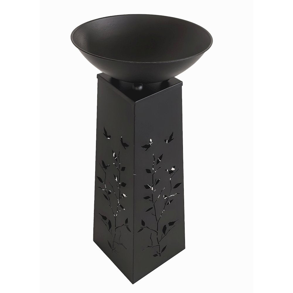 Solar Lighted Willow Branch Metal Planter Holder