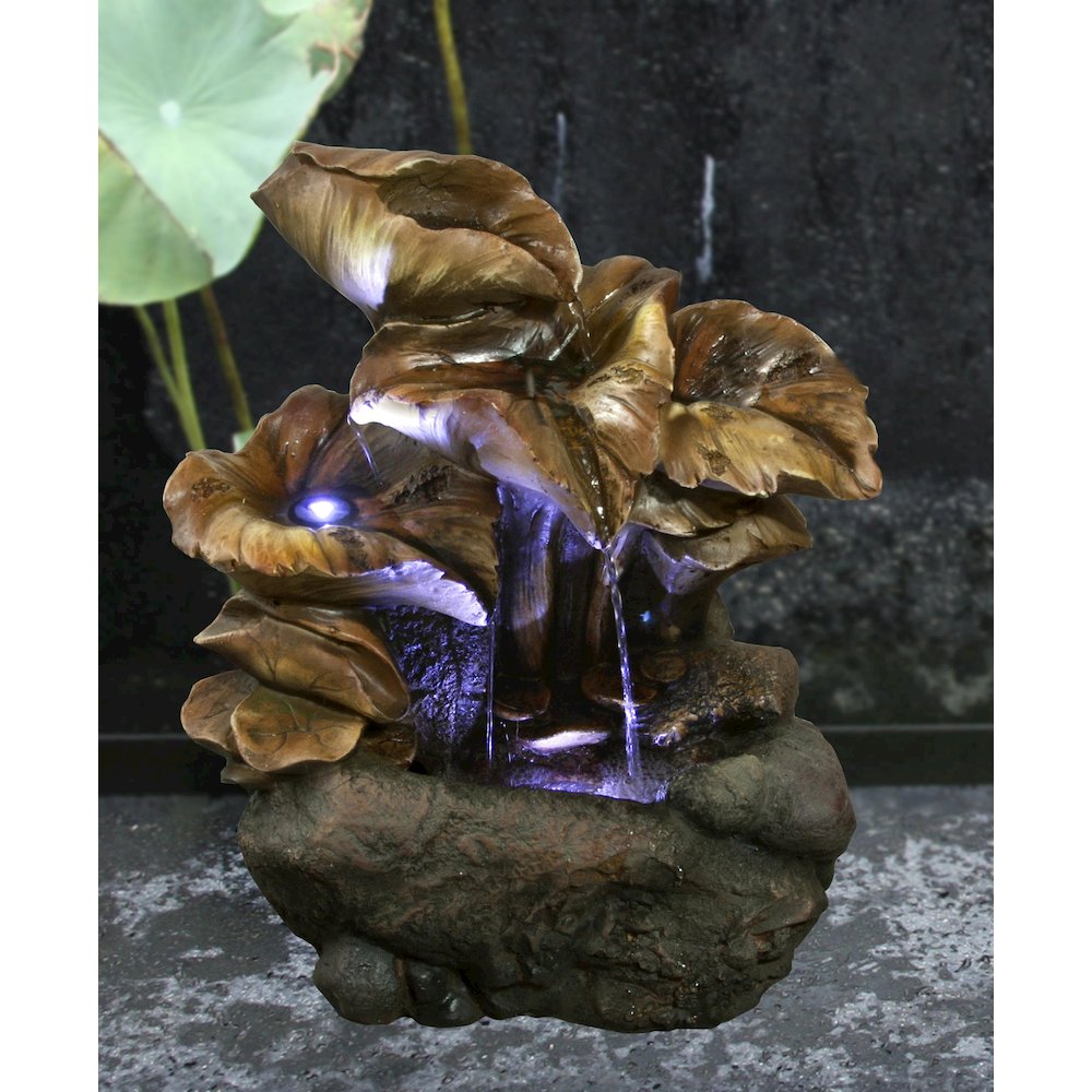 Fountain-Leaves W/LED