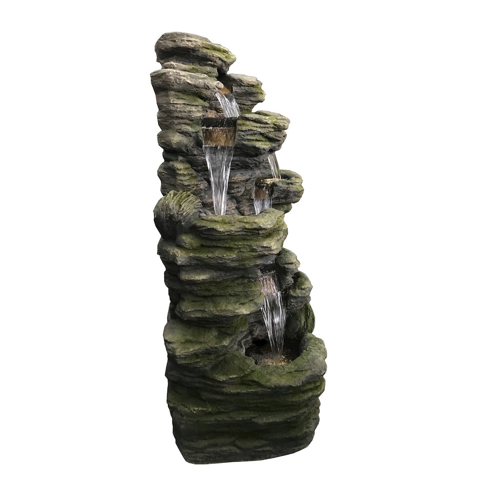 Rock Multi Level Fountain with LED