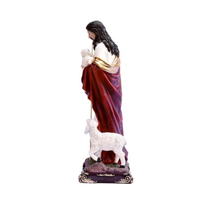 24in Good Shepherd Figure Religious Decor Indoor/Outdoor