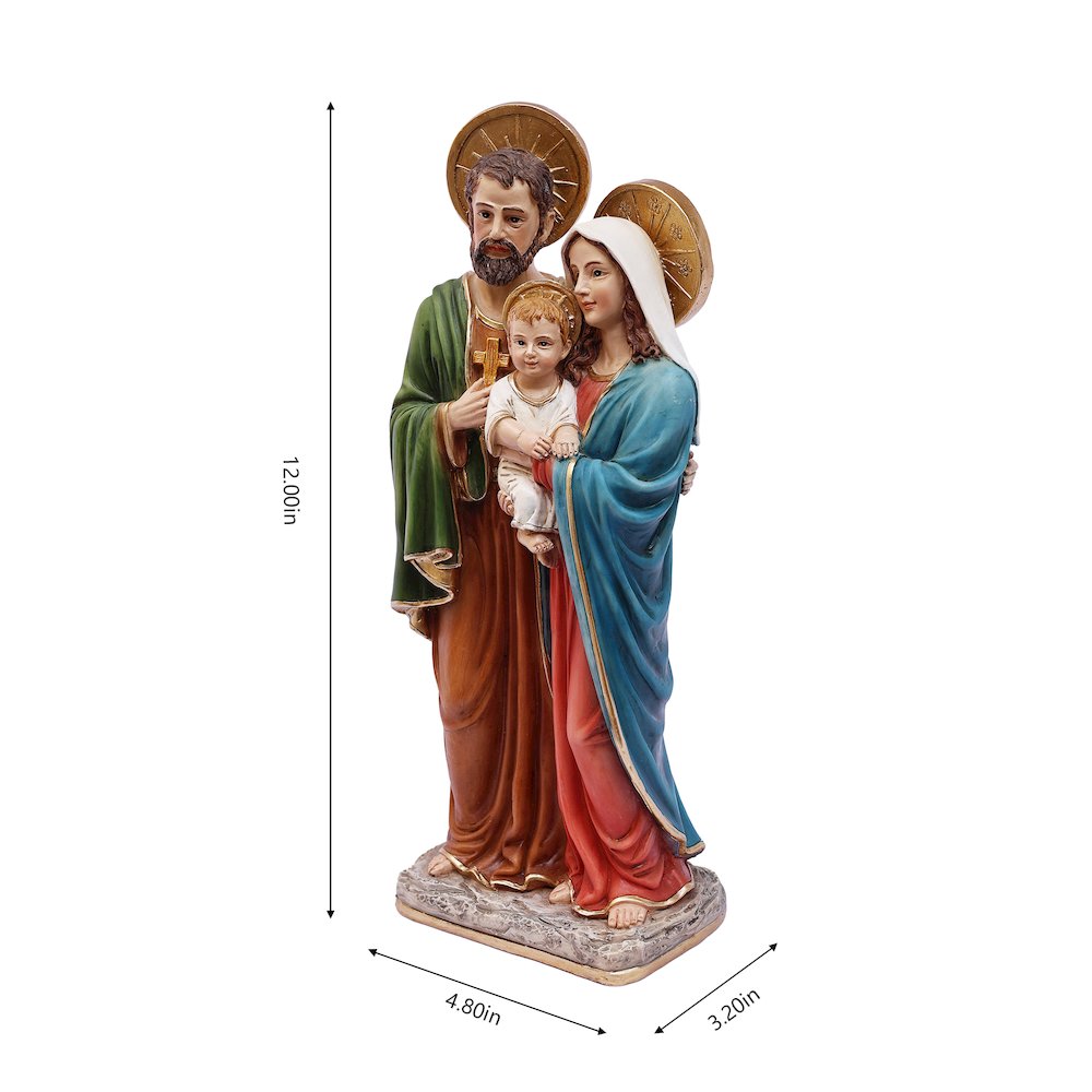 12in Holy Family Figure Statue Religious Decor