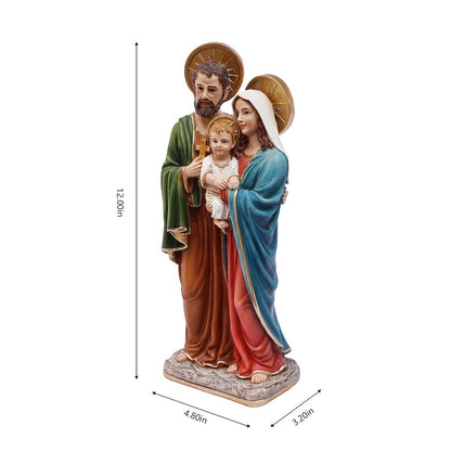 12in Holy Family Figure Statue Religious Decor