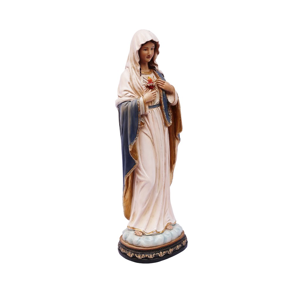 12 in Sacred Heart Mary Statue Religious Decor