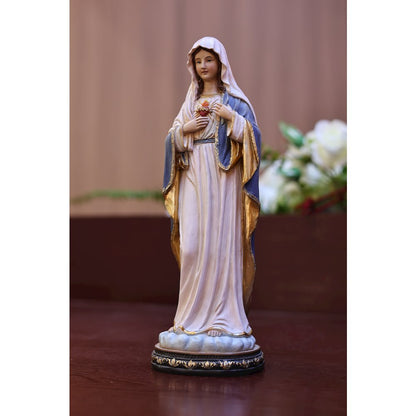 12 in Sacred Heart Mary Statue Religious Decor