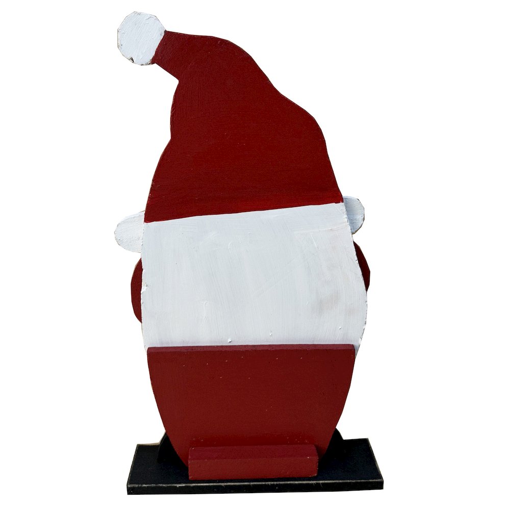 Medium Wooden Gnome Christmas Decor Indoor Outdoor Use