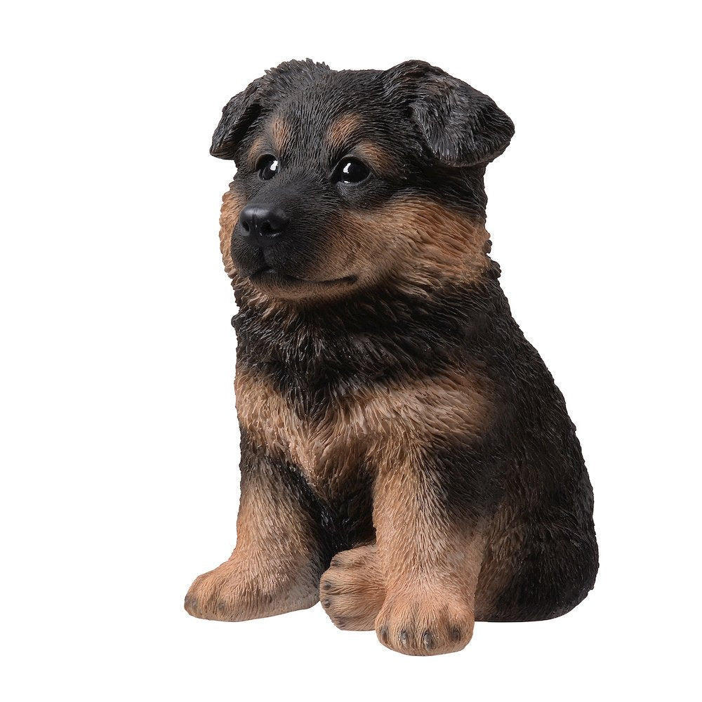 10" German Shepherd Puppy Statue