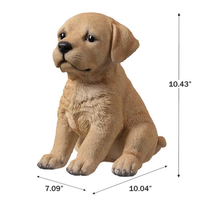 10" Labrador Puppy Statue