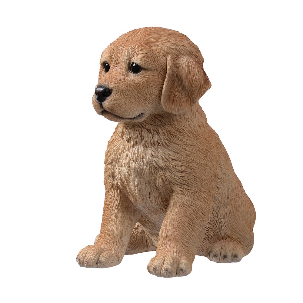 10" Golden Retreiver Puppy Statue