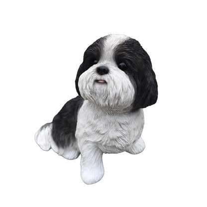 Monochrome Elegance: Shizu Polyresin Figurine in Black and White