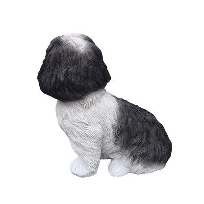 Monochrome Elegance: Shizu Polyresin Figurine in Black and White