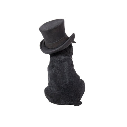 Boston Terrier W/Top Hat, Spectacle, & Bow Tie Statue