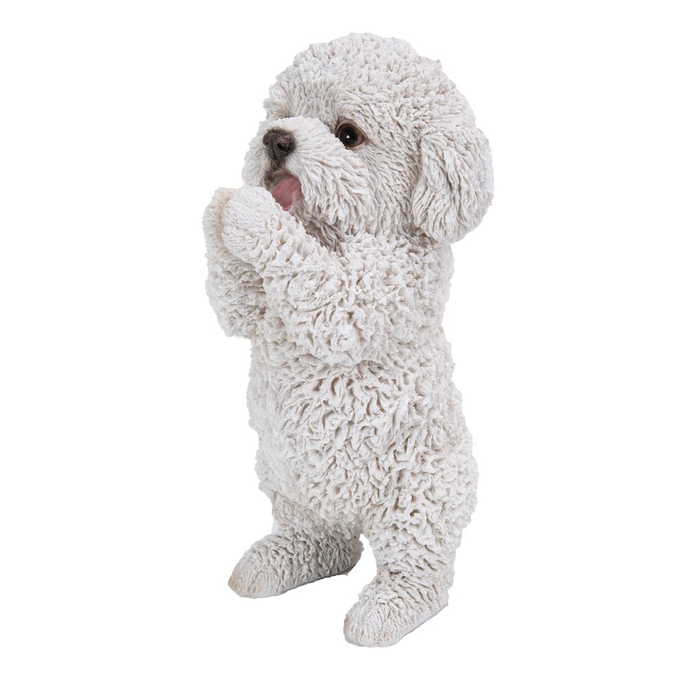 Poodle Puppy Playing Statue
