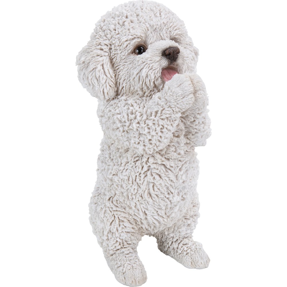 Poodle Puppy Playing Statue