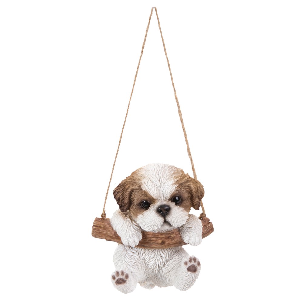 Hanging Shih Tzu Puppy Statue