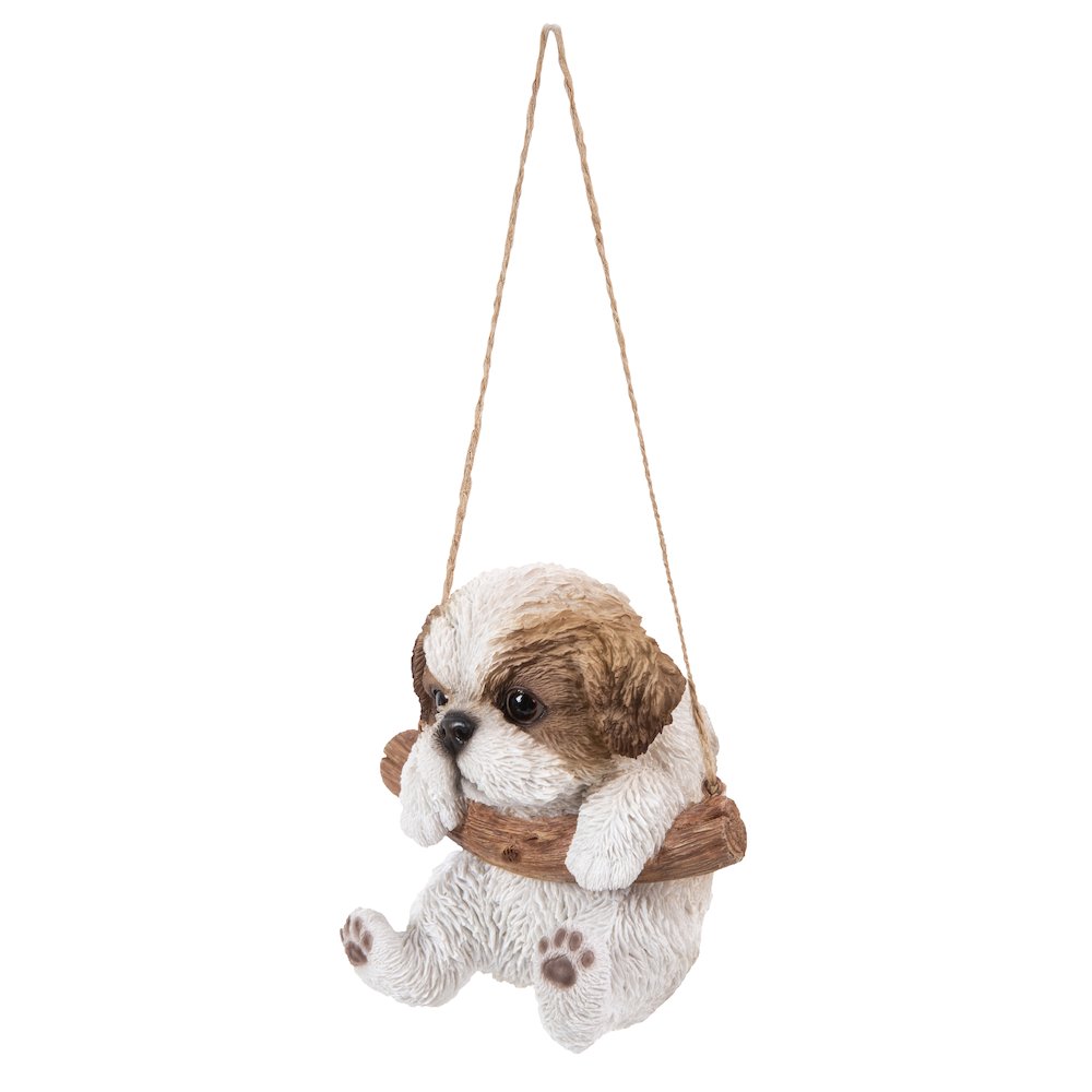 Hanging Shih Tzu Puppy Statue