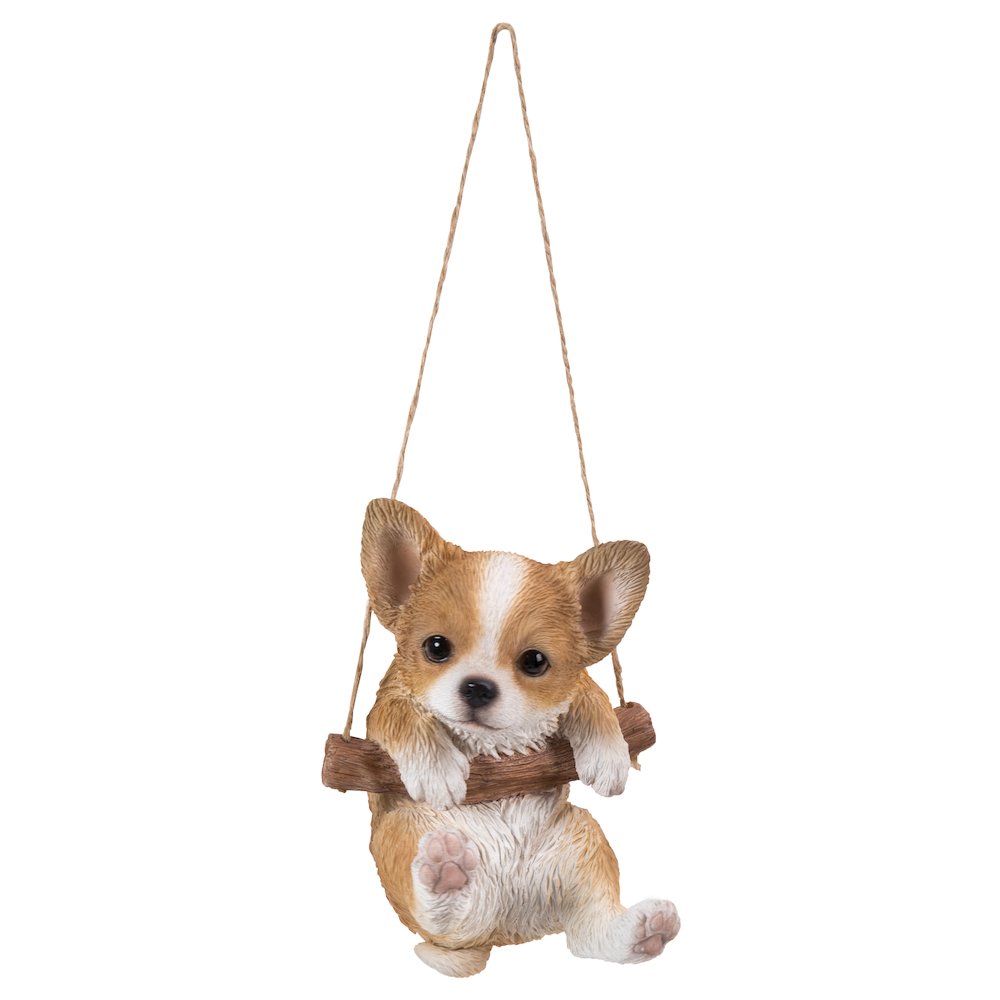 Hanging Chihuahua Puppy Statue