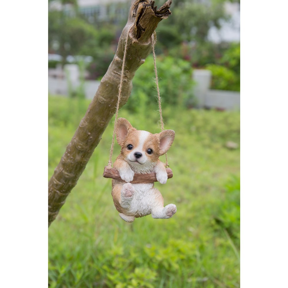 Hanging Chihuahua Puppy Statue