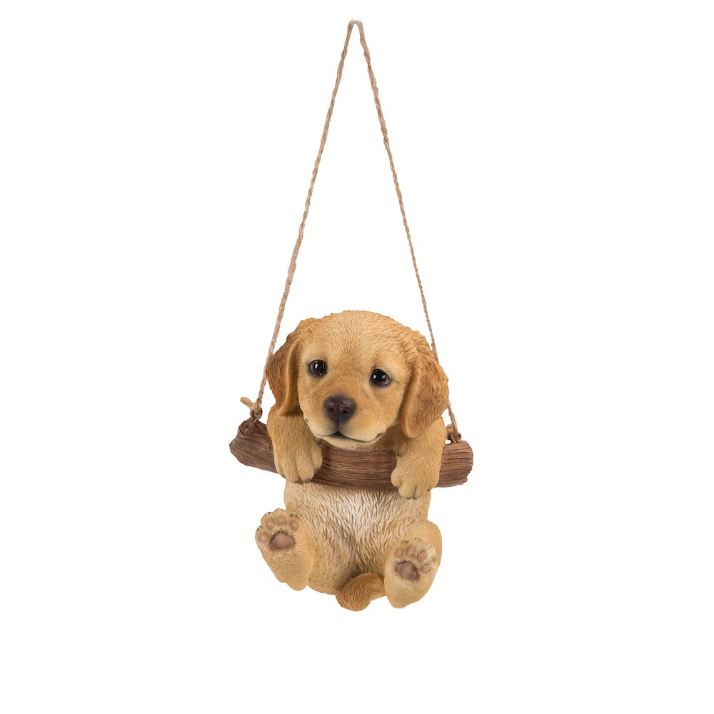 Hanging Golden Retriever Puppy Statue