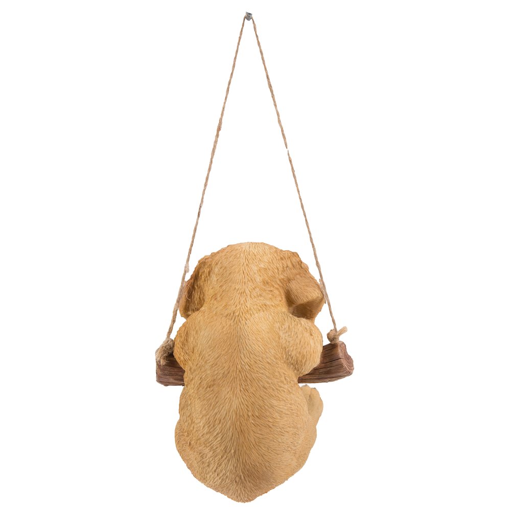 Hanging Golden Retriever Puppy Statue