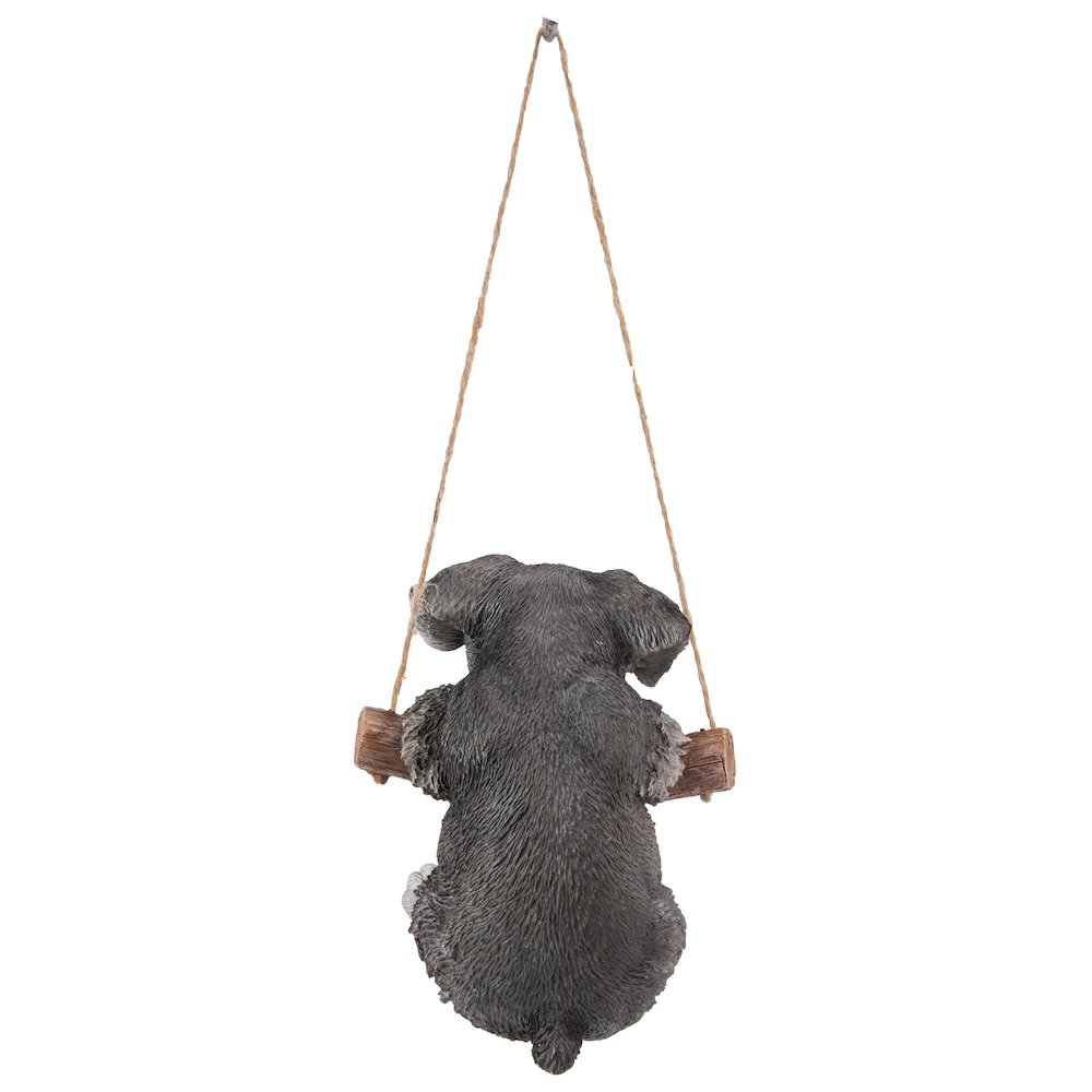 Hanging Schnauzer Puppy Statue