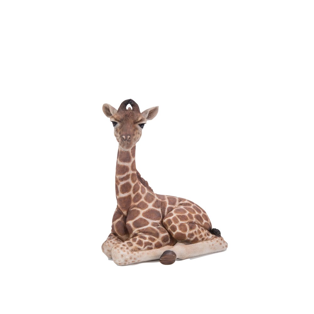 Giraffe Laying Down Statue