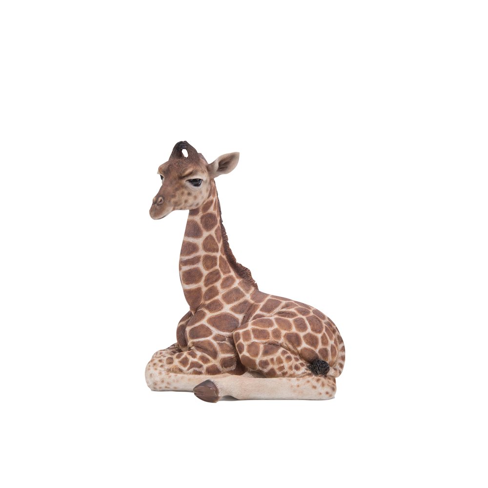 Giraffe Laying Down Statue