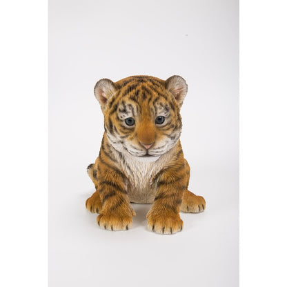 Sitting Tiger Cub Statue