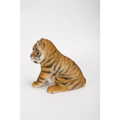 Sitting Tiger Cub Statue