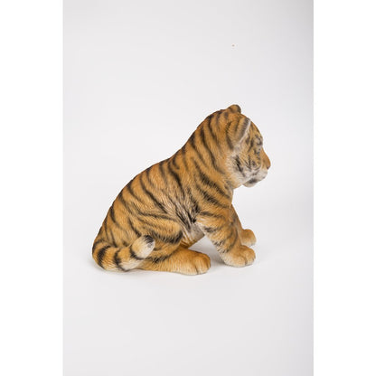 Sitting Tiger Cub Statue