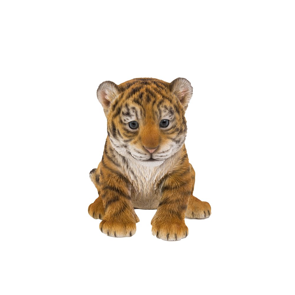 Sitting Tiger Cub Statue