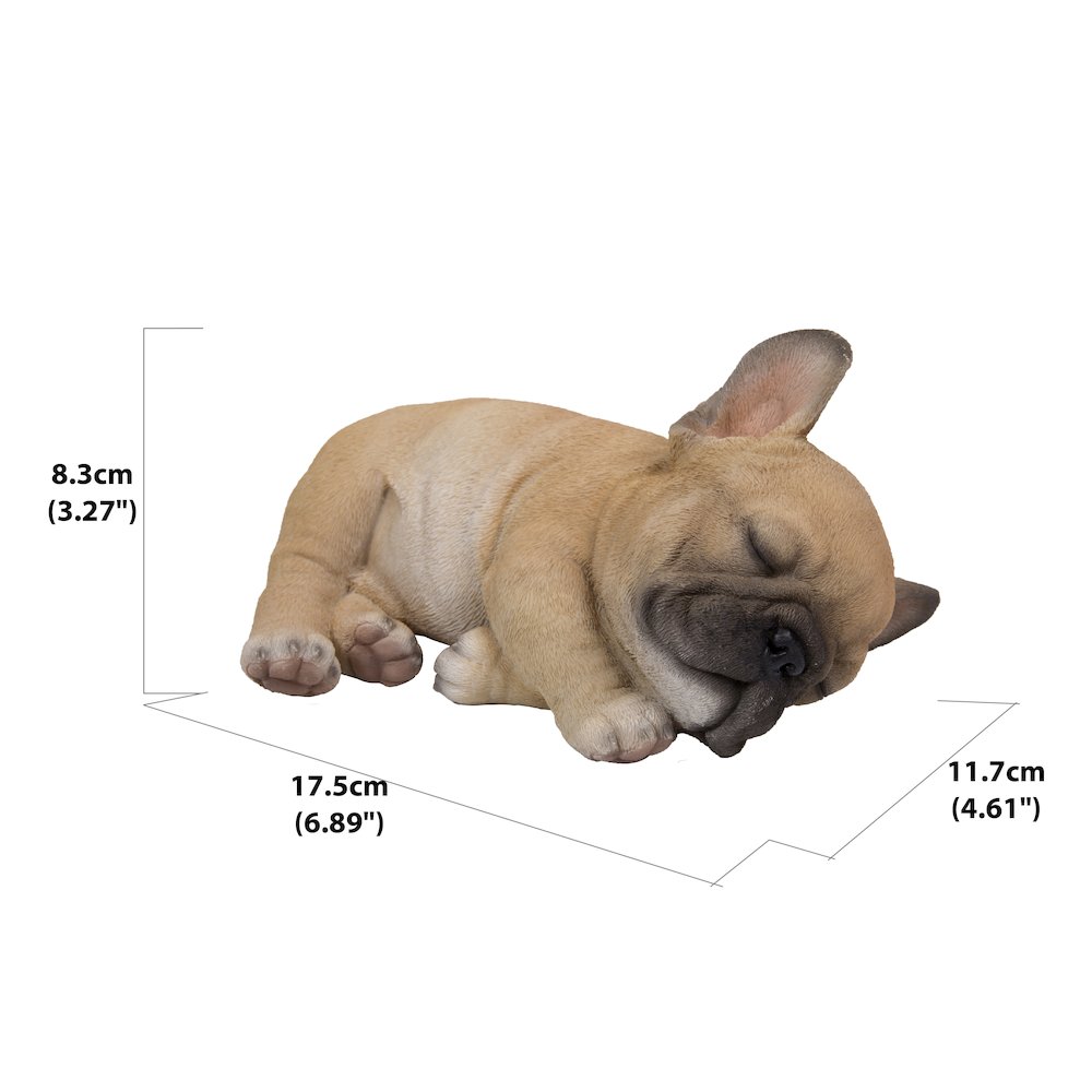 Sleeping Pug Puppy Statue