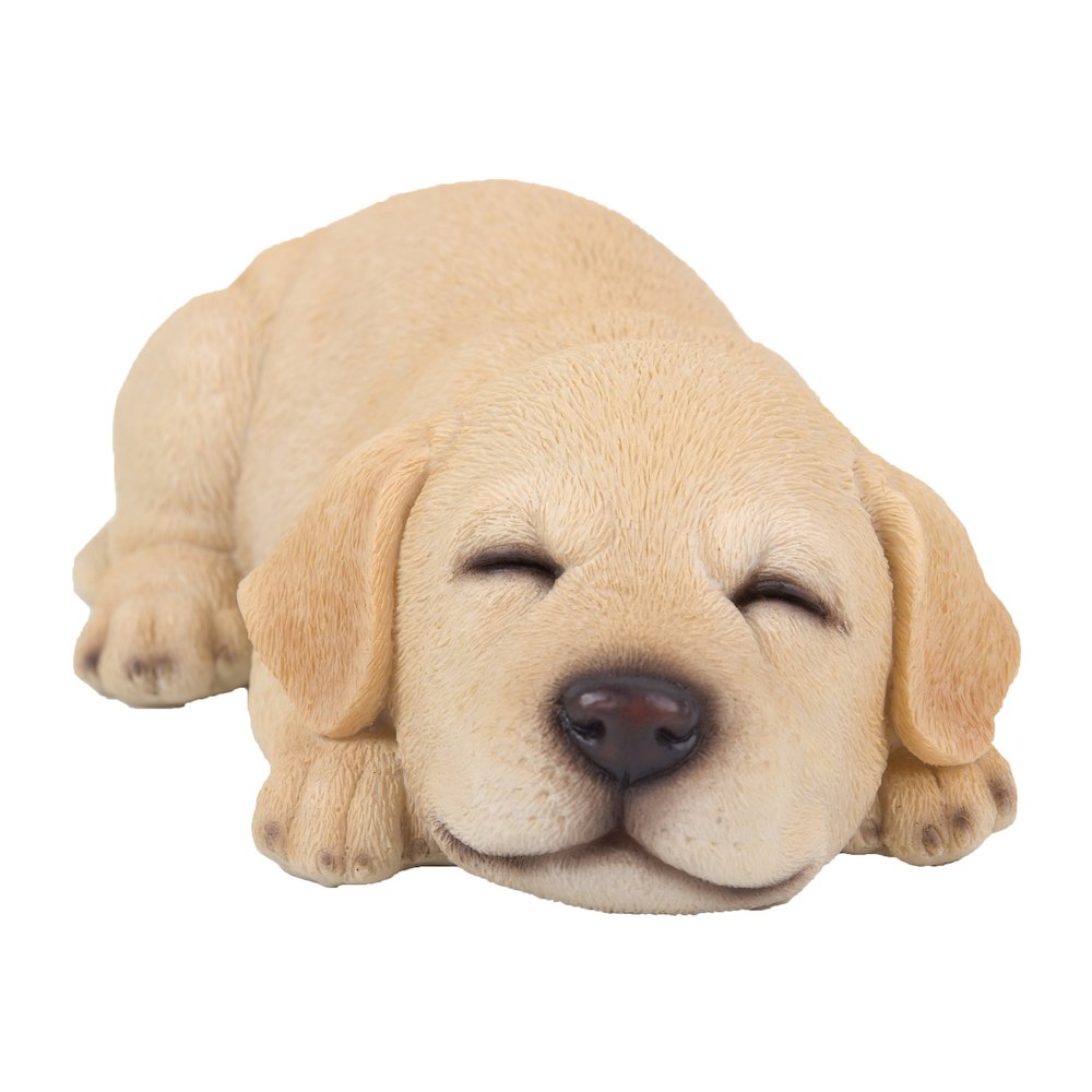 Sleeping Labrador Puppy Statue