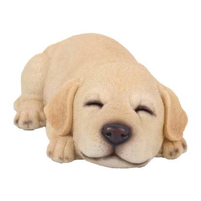 Sleeping Labrador Puppy Statue