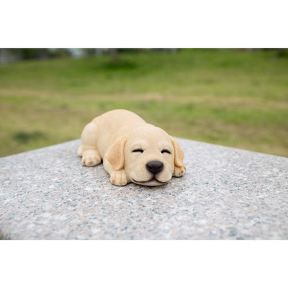 Sleeping Labrador Puppy Statue