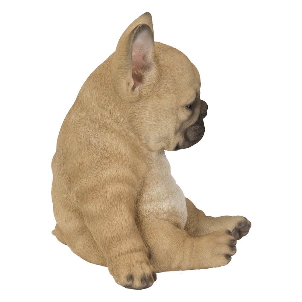 Sleepy French Bulldog Puppy Statue Sitting