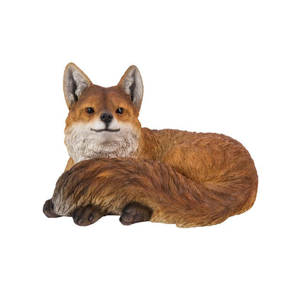 Fox Laying Down Statue