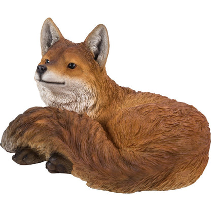 Fox Laying Down Statue