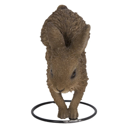 Hare Cub Running Statue