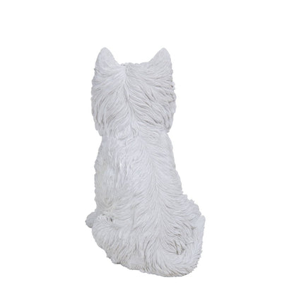 Sitting White Terrier