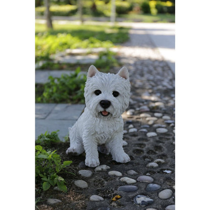 Sitting White Terrier